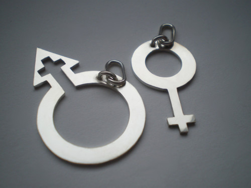 Přívěsek pro dva - symbol - MUŽ/ŽENA — foto 3