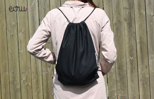 Oboustranný stahovací batůžek Black — foto 4