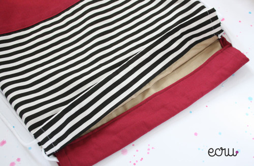 Oboustranný stahovací batůžek Stripes — foto 2