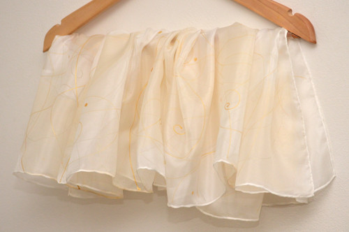 Hedvábná šála 180X45cm — foto 2