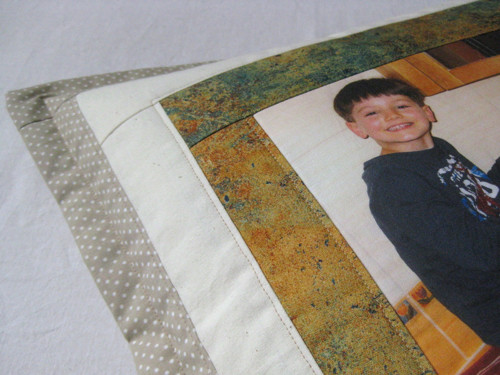 PATCHWORK polštář s fotografií 44 x 44 cm — foto 2