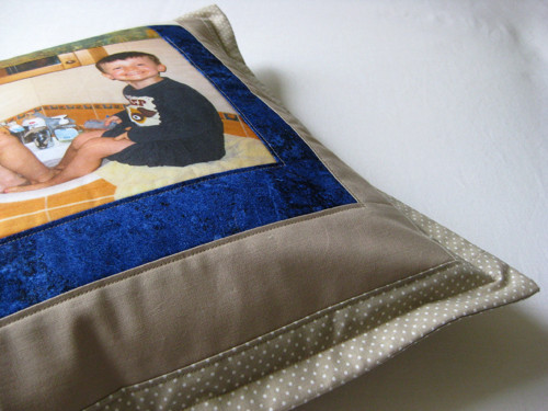 PATCHWORK polštář s fotografií 44 x 44 cm — foto 4