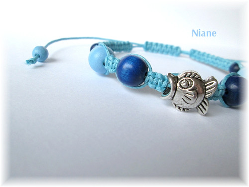 Jako ryba ve vodě - shamballa / macramé — foto 2