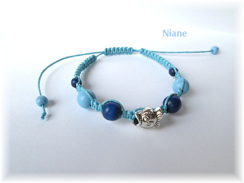 Jako ryba ve vodě - shamballa / macramé — foto 3