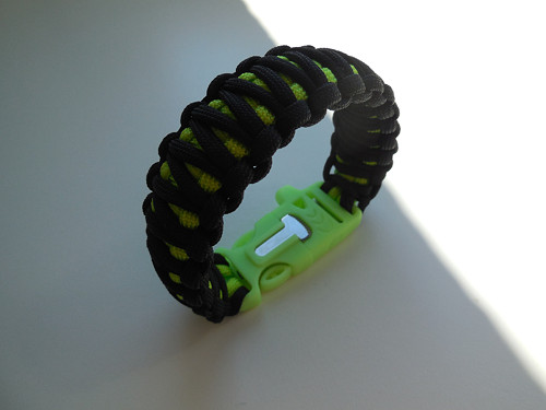 Paracord náramek Double (luminiscenční) — foto 2