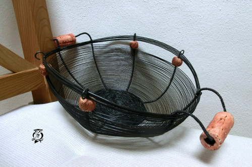 Drátovaný košík oválný — foto 3