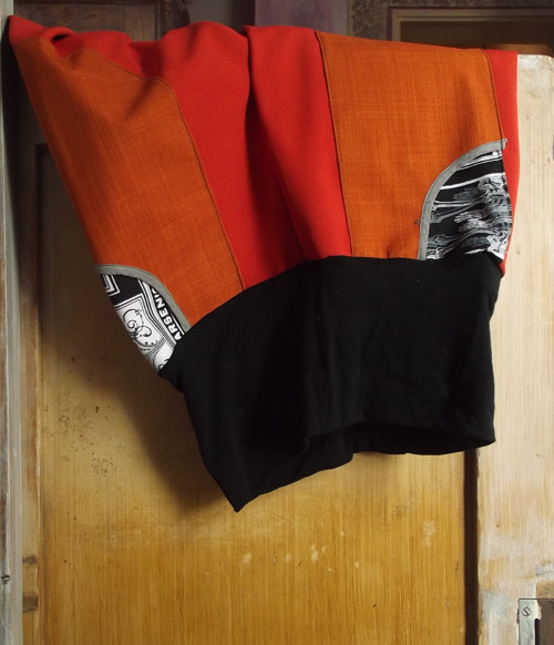 Kalhoty softshell oranž. cca 10 - 11let — foto 4