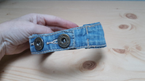 Vlasová čelenka Jeans — foto 3