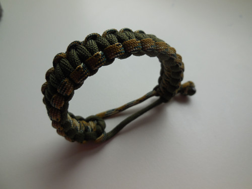 Paracord náramek - EDC - zelený — foto 2