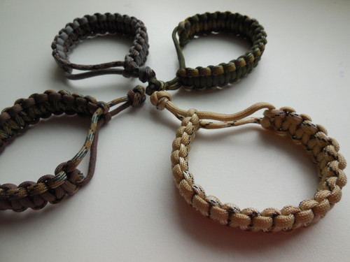 Paracord náramek - EDC - šedý — foto 3