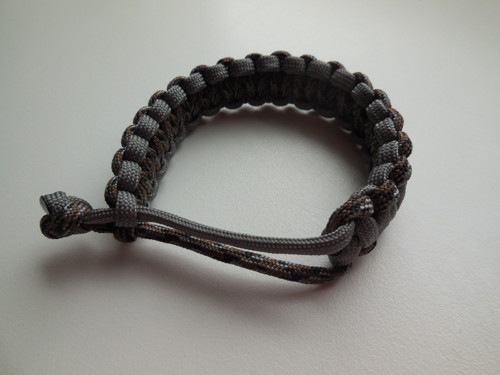 Paracord náramek - EDC - šedý — foto 4