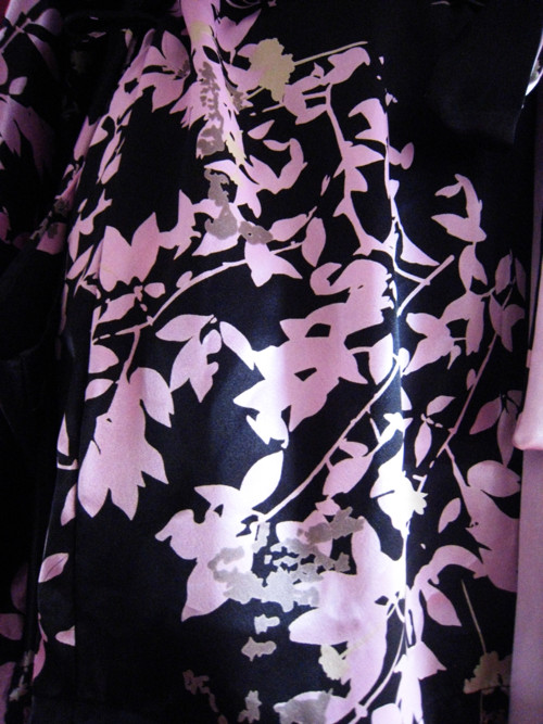 Saténové kimono - kabátek — foto 4