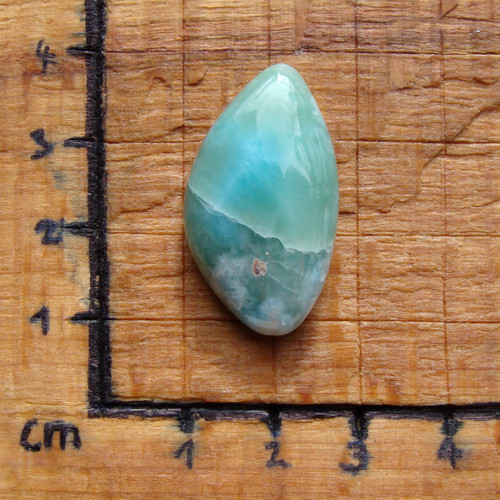 Larimar - Oboustranný Kabošon 30mm — foto 2