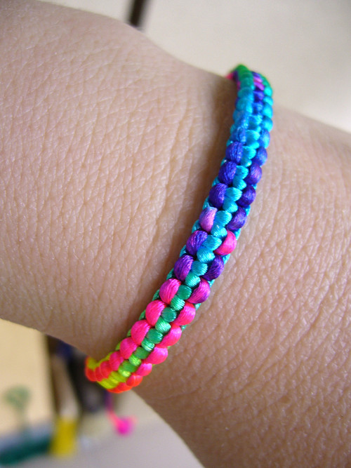 Neon náramek shamballa — foto 2