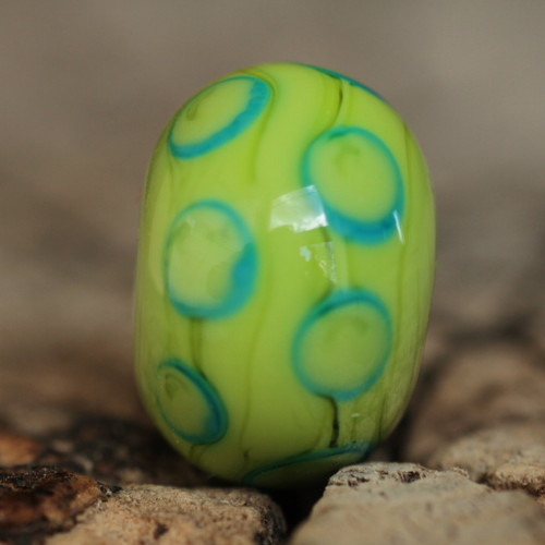 Vinutka modrozelená - průvlek 3,5 mm — foto 2