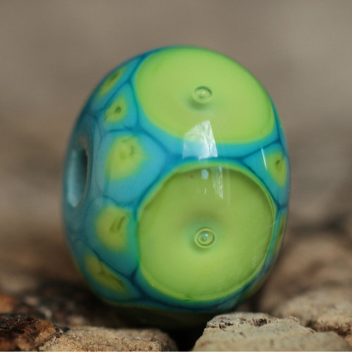 Vinutka modrozelená - průvlek 3,5 mm — foto 2