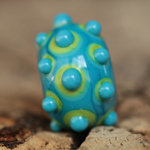 Vinutky modrozelená - průvlek 3,5 mm — foto 2
