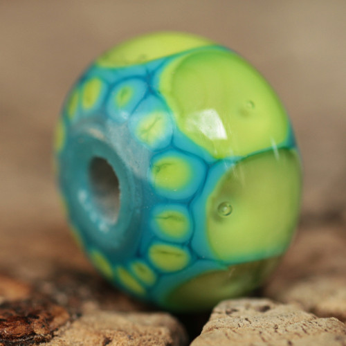 Vinutka modrozelená - průvlek 3,5 mm — foto 2