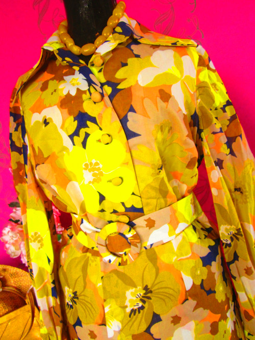 Vintage šaty flower power — foto 3