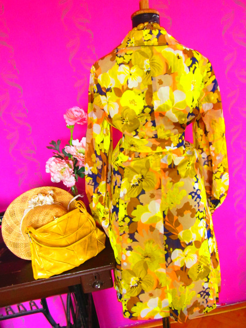Vintage šaty flower power — foto 5