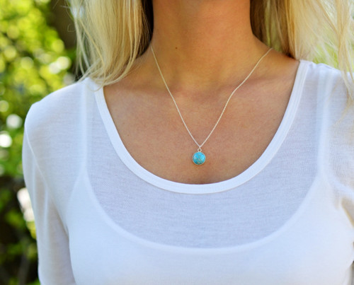 Must have :) Tyrkys - Ag náhrdelník — foto 4