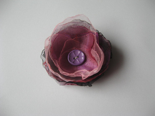 Brož organza.Matylda — foto 2