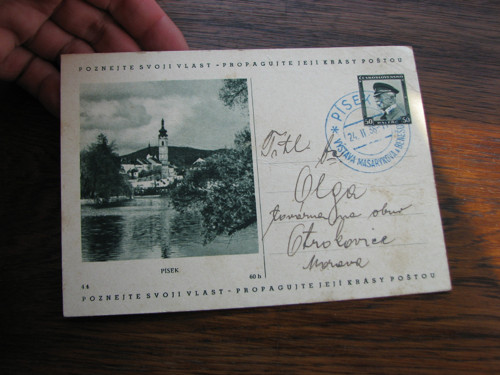 Písek - dopisnice, 1938 — foto 3