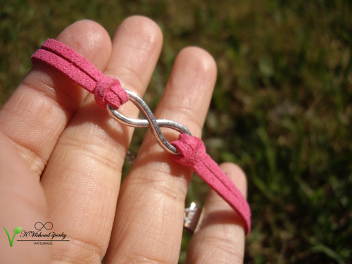 Simply pinky & silver infinity *VEGAN* — foto 2