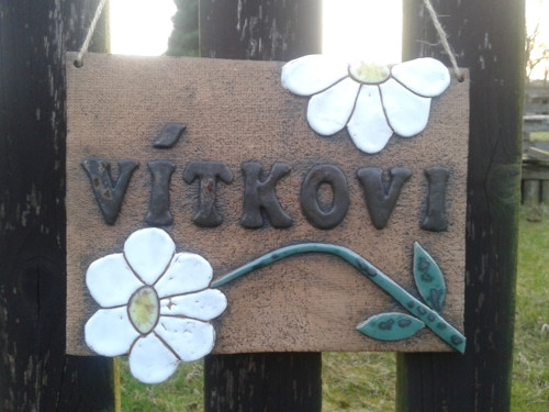 Keramická jmenovka — foto 2