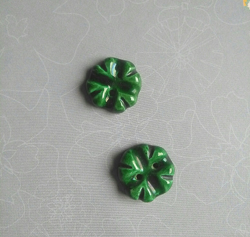 Knoflík keramický 1 ks — foto 2