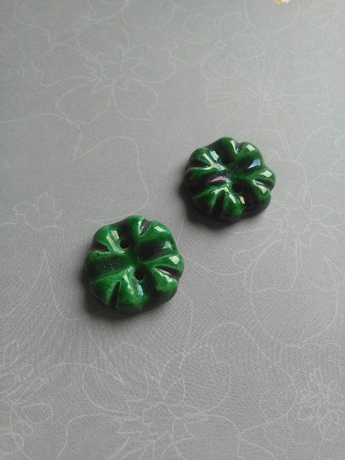 Knoflík keramický 1 ks — foto 3