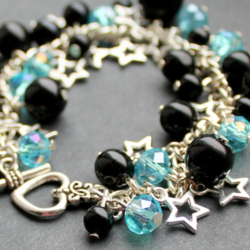 Noční oblohou - náramek — foto 4