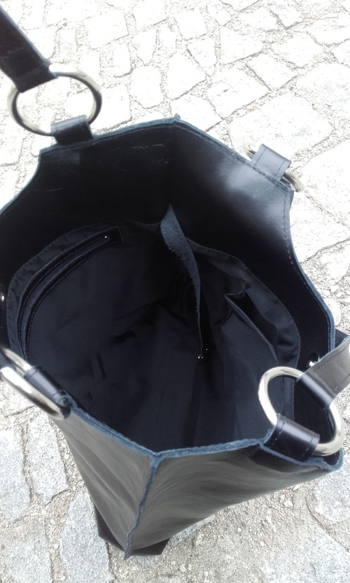 Velká kožená kabela "nera" — foto 4