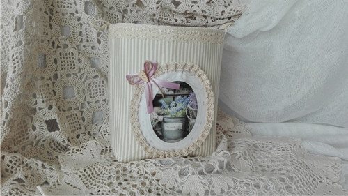 Látkový košíček lavender — foto 2
