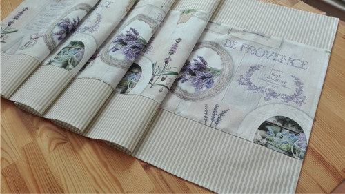 Látkový košíček lavender — foto 4