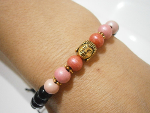 Náramek s Buddhou (macramé) - Unisex — foto 5