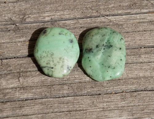 2x grossularit- zelený granát D2768 — foto 2