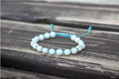 Shamballa náramek z perleti — foto 2