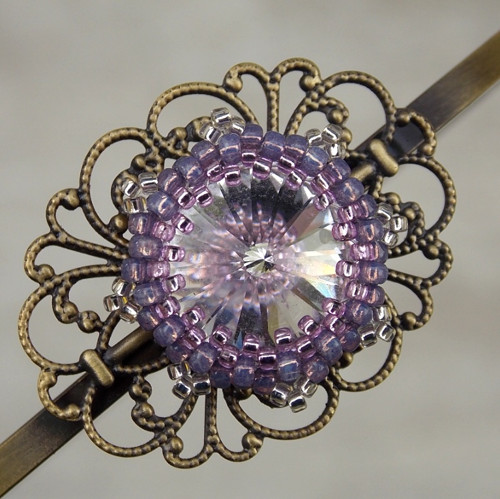 Slečna Violetta - Swarovski - čelenka... — foto 3