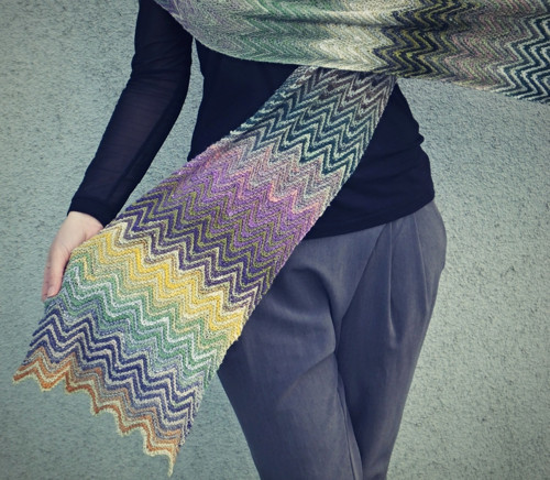 Šála Chevron — foto 2