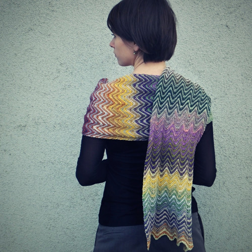 Šála Chevron — foto 4