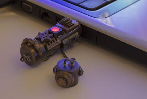 Originál steampunk 32GB USB 2.0 Flash — foto 6