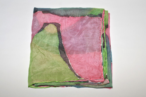 Hedvábný šátek 90x90cm. — foto 6