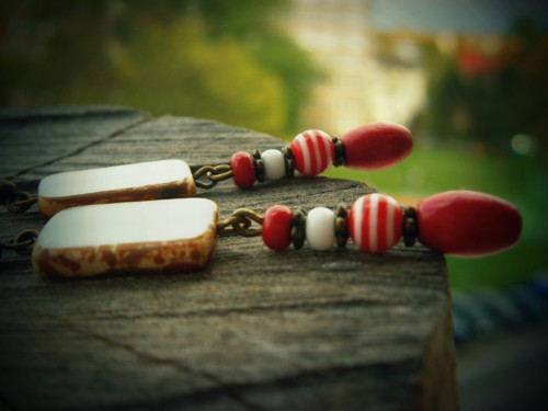 Červené náušnice... — foto 3
