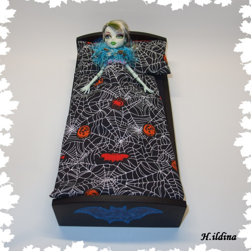 Postýlka pro panenky Monster High - modrá — foto 4