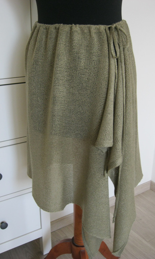 Pléd přes ramena - khaki — foto 5