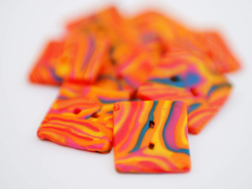 Knoflíčky FIMO Pomeranče — foto 2