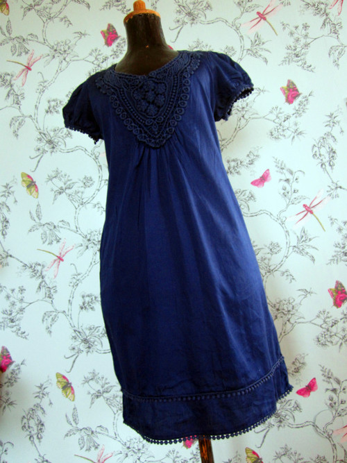 Šatečky denim blue — foto 3