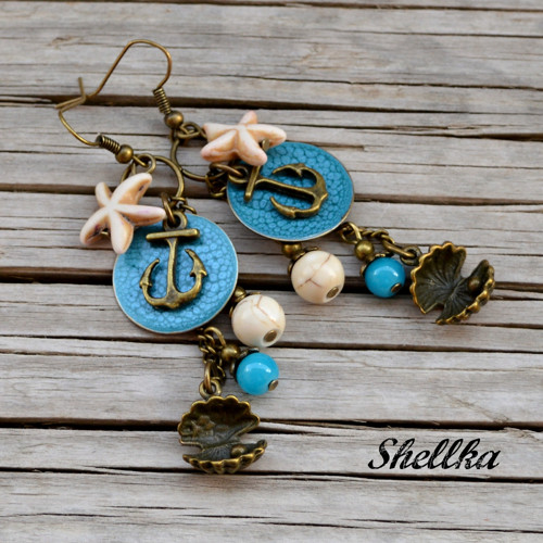 Náramek ,,WHITE & TURQUOISE,, — foto 4