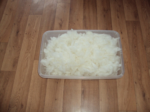 Praná ovčí vlna 100g — foto 3